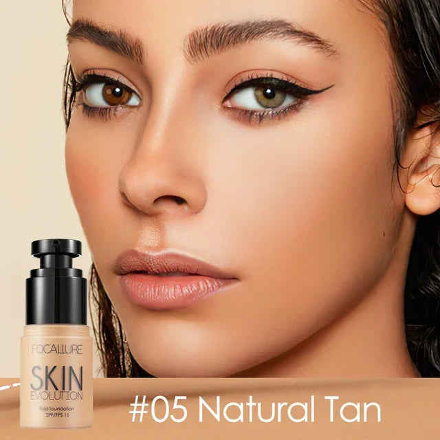 MatteBlend Waterproof Foundation - 12-Hour Flawless Finish