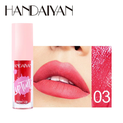 Handaiyan Fruit Juice Water Lip Stain in shade 03, a moisturizing long-lasting pink lip and cheek tint.